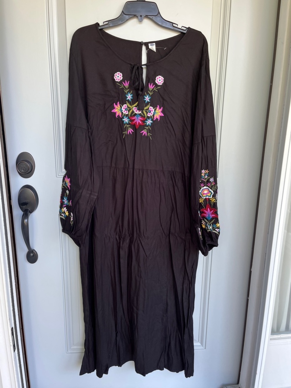 Old Navy Maxi Embroidery Dress XXL